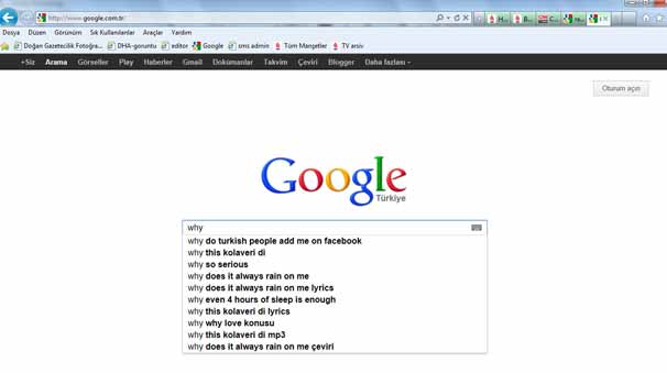 Google'a 'why' yazn Türklerle ilgili gerçei görün