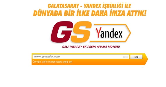 "GSYandex" geliyor!