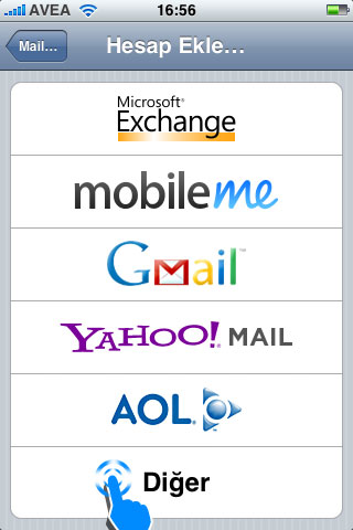 iOS Cihazlar Mail Kurulum Adımları