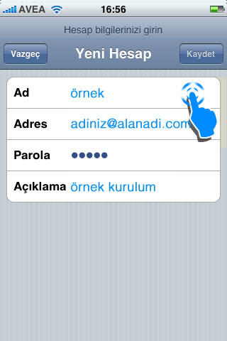 iOS Cihazlar Mail Kurulum Adımları