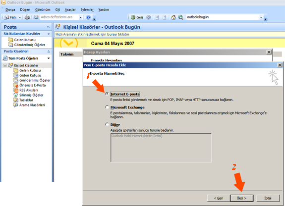 Microsoft Office Outlook 2007 Kurulumu